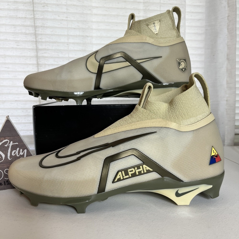 Nike Alpha Menace Elite 3 Mens Size 14 Army West Point Football Cleats SMU P